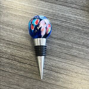Colorful Glass Wine Stopper